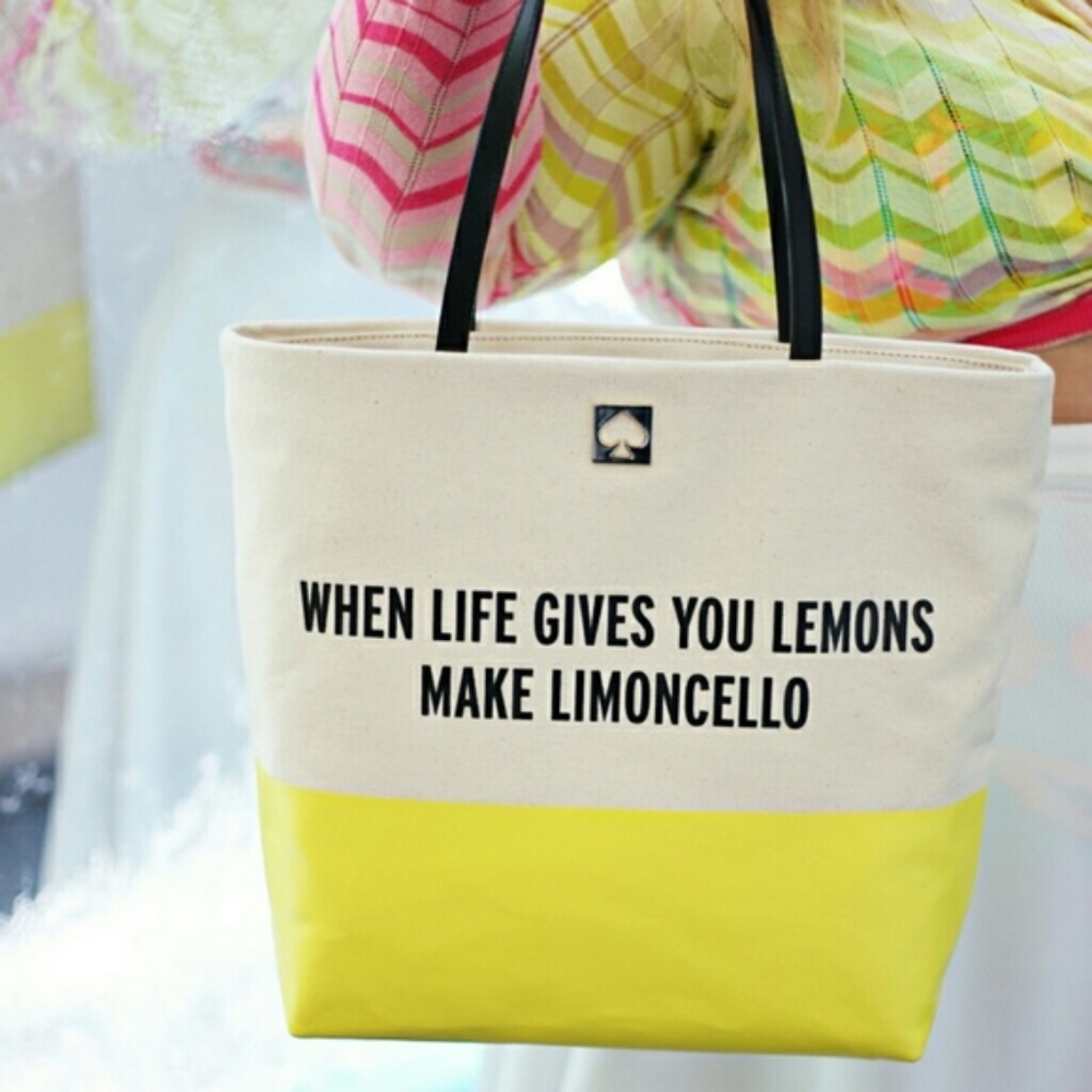 Kate Spade Limoncello Canvas Tote